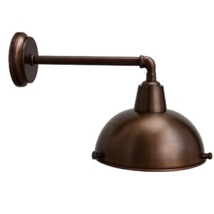 Muurlamp Parklane Antiek Donker Koper