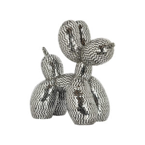 Richmond Decoratie 'Dog' Spiegel, kleur Zwart