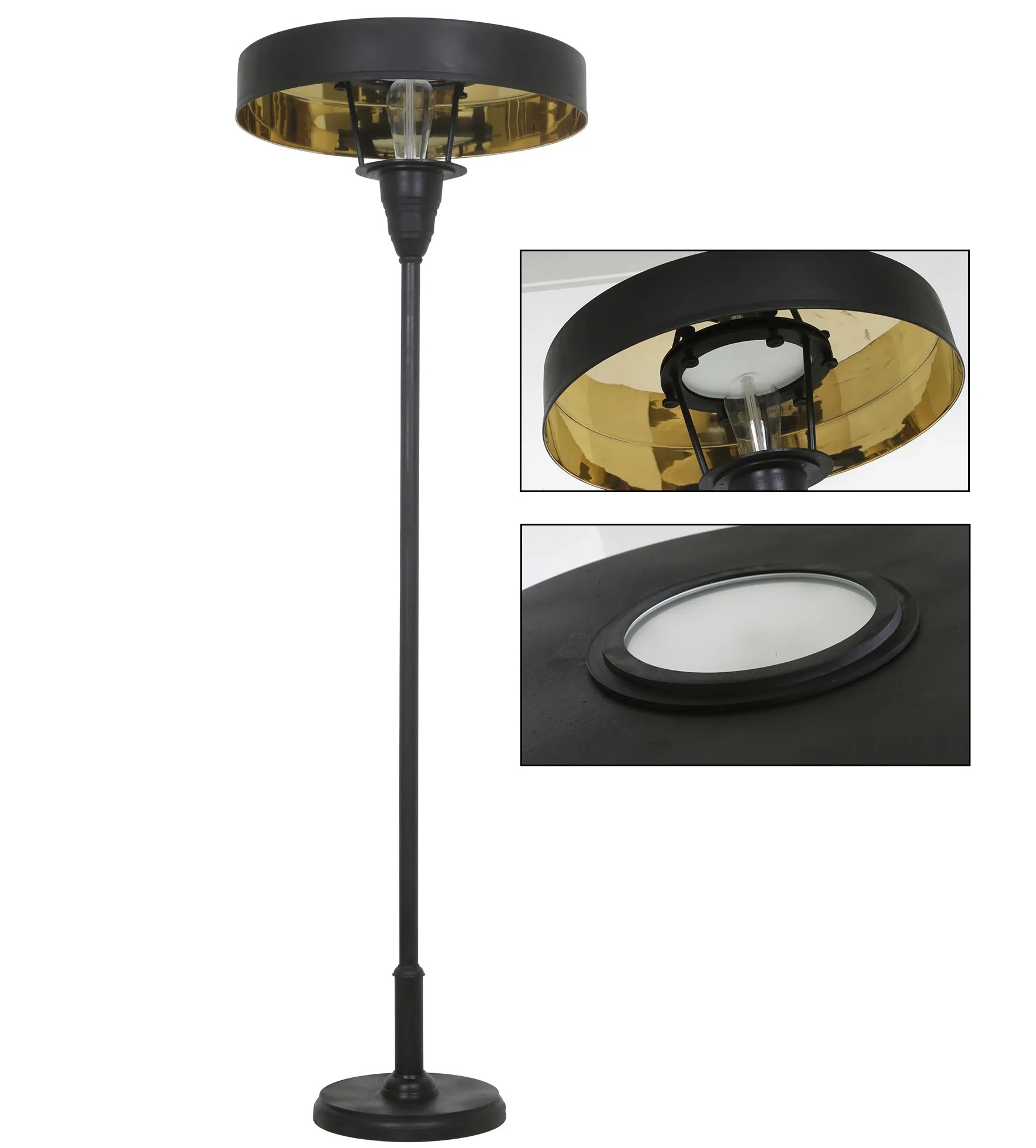 Vloerlamp Auriol Antiek Zwart 1 Vloerlamp Auriol Antiek Zwart