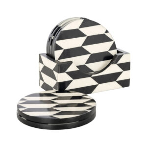 Richmond Onderzetter 'Jula' Resin, Set van 6 stuks