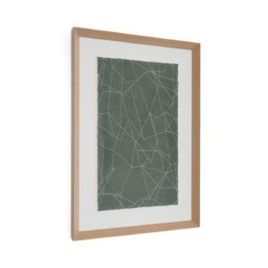 Kave Home Schilderij 'Durkan' 100 x 70cm, kleur Groen