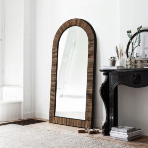 DTP Home Spiegel 'Slats' Teakhout, 200 x 100cm