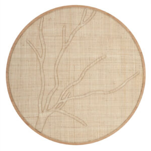 MUST Living Rond Wandpaneel 'Jungle' Palmblad, 85cm