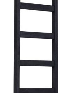 MUST Living Ladder 'Steps' Teakhout, 180cm, kleur Zwart