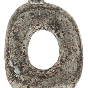 MUST Living Vaas 'Salda' Terracotta, 31cm, kleur Grijs