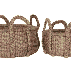 MUST Living Mand 'Colony' Laag, Waterhyacint, Set van 2 stuks