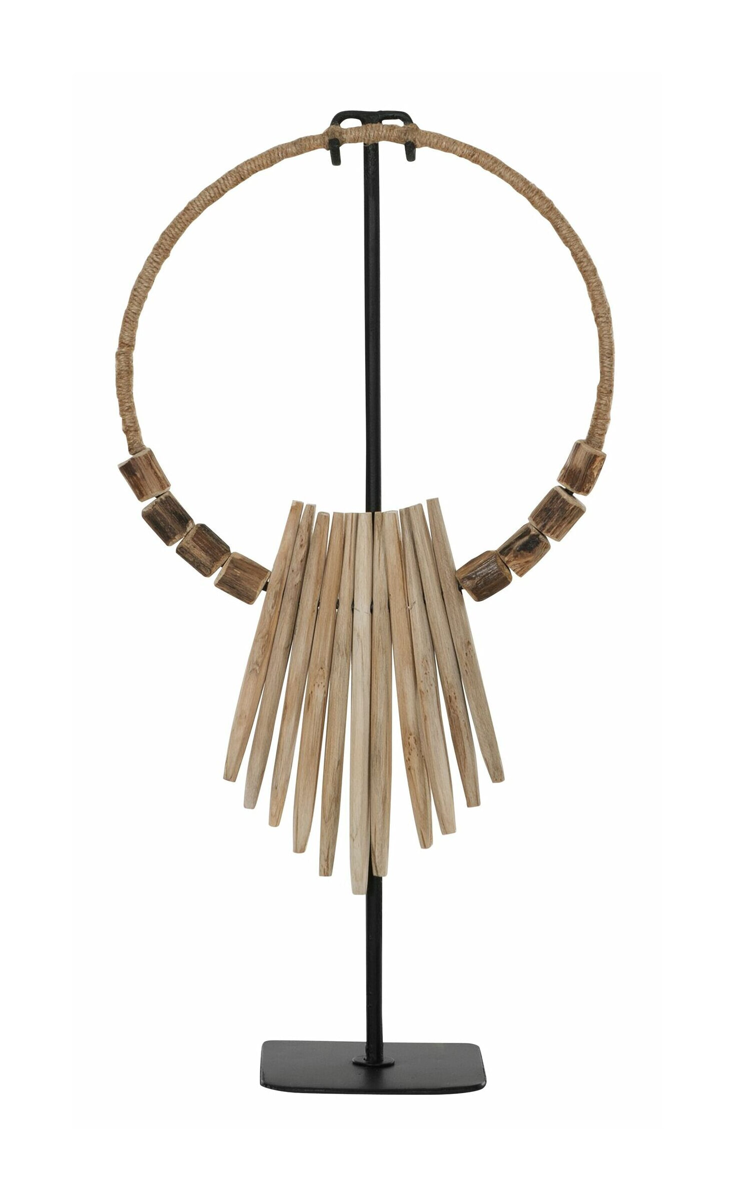 MUST Living Decoratie 'Necklace' Teakhout, 53cm 1 MUST Living Decoratie 'Necklace' Teakhout, 53cm
