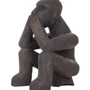 MUST Living Ornament 'Say Nothing' Mahoniehout