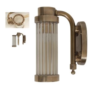 Muurlamp Milo Antiek Messing