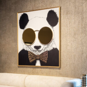 Richmond Wall Art 'Shiny Panda' 130 x 118cm