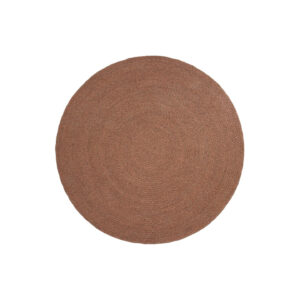 Kave Home Rond Vloerkleed 'Despas' 200cm, kleur Terracotta