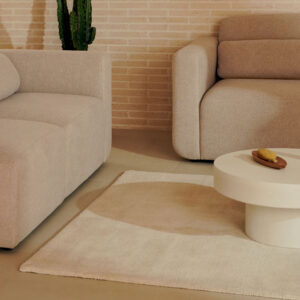 Kave Home Vloerkleed 'Empuries' 200 x 300cm, kleur Beige