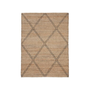 Kave Home Vloerkleed 'Vallalta' Jute, 160 x 230cm