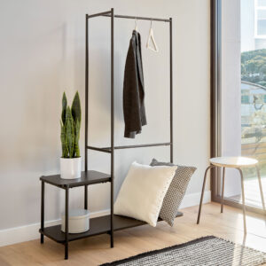 Kave Home Kledingrek 'Galatia' 150 x 100cm, kleur Zwart