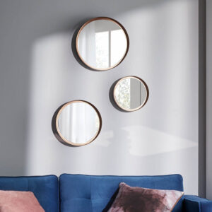 Kave Home Ronde Spiegel 'Wilton' set van 3 stuks