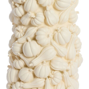 Light & Living Vaas 'Pumpkin' 49cm, kleur Crème