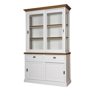 Barneveld Vitrinekast 135cm eiken