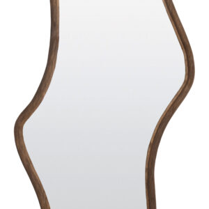 Light & Living Organische Spiegel 'Celano' Mangohout, 161 x 80cm, kleur Donkerbruin