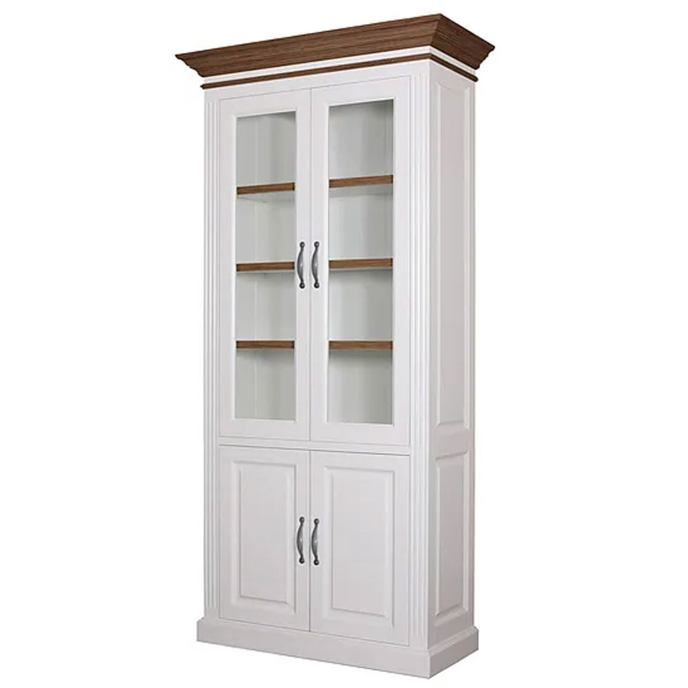 Ermelo Vitrinekast 4 deuren 1 Ermelo Vitrinekast 4 deuren