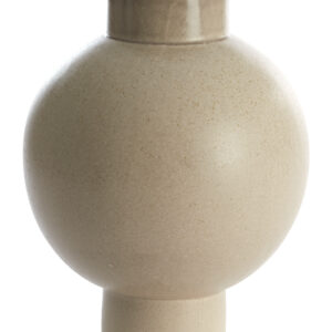 Light & Living Vaas 'Zelata' Keramiek, 38cm, kleur Zand