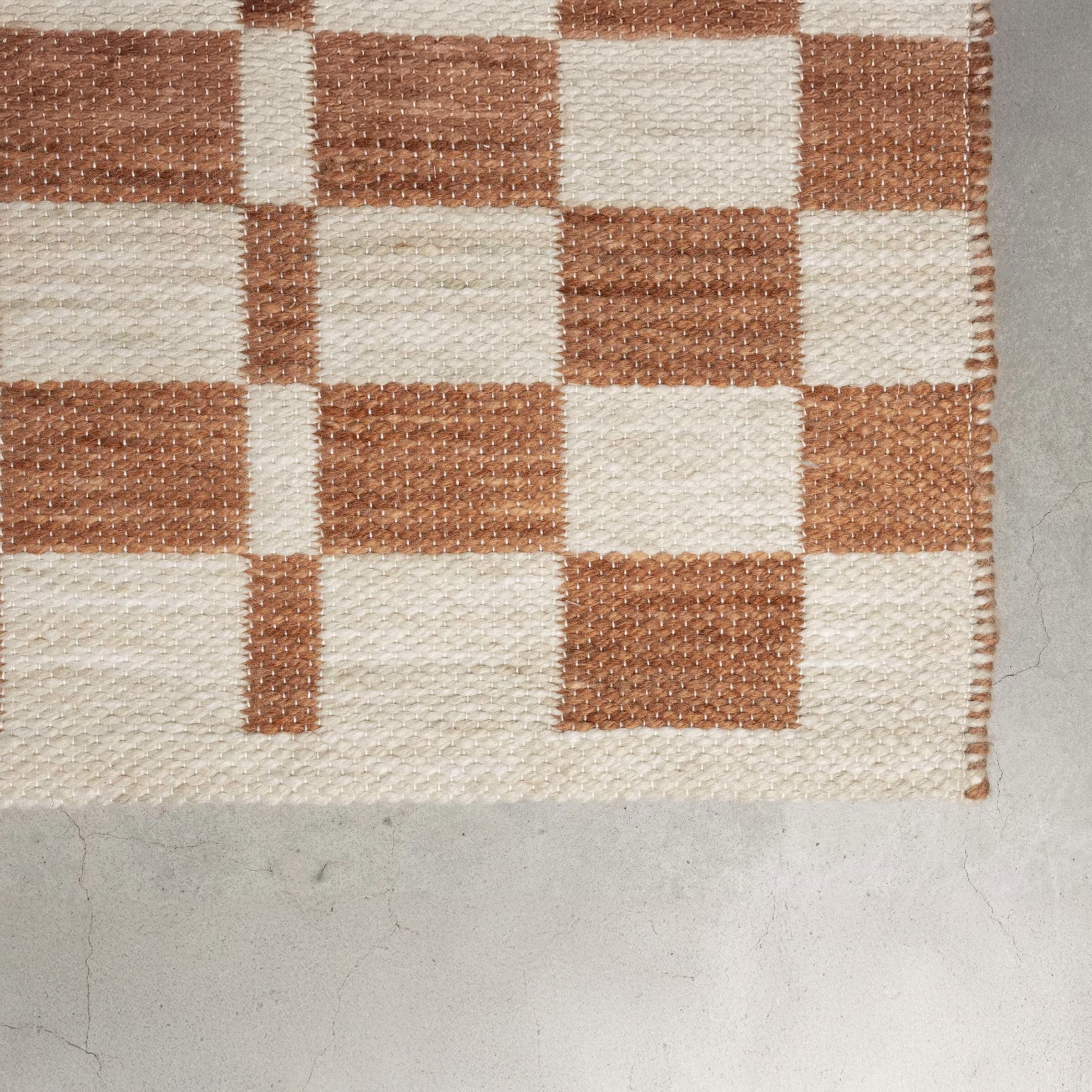 Zuiver Vloerkleed 'Checker' 160 x 230cm, kleur Terra 1 Zuiver Vloerkleed 'Checker' 160 x 230cm, kleur Terra
