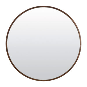 Light & Living Ronde Spiegel 'Mamali' Mangohout, 68cm