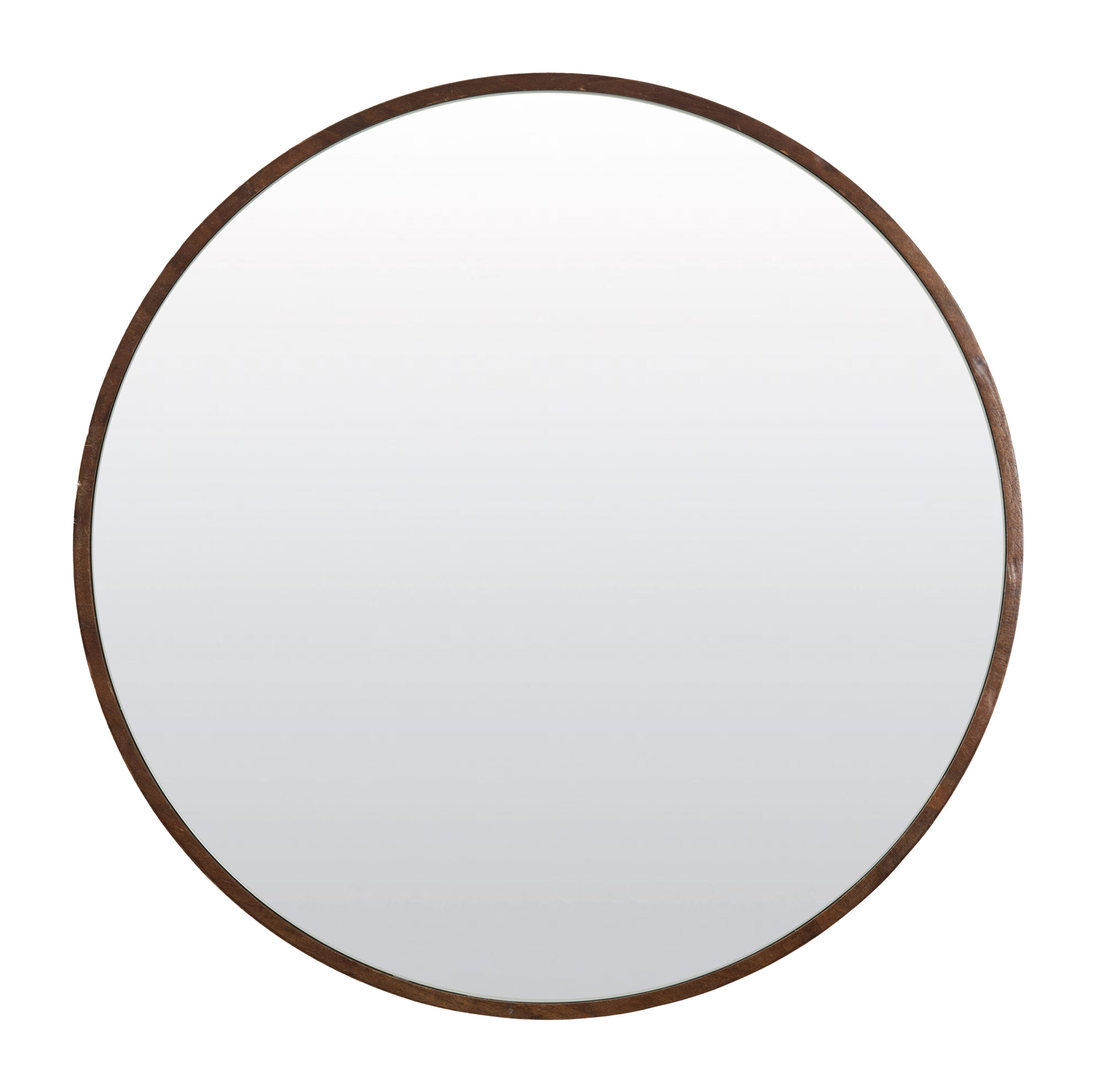 Light & Living Ronde Spiegel 'Mamali' Mangohout, 68cm 1 Light & Living Ronde Spiegel 'Mamali' Mangohout, 68cm