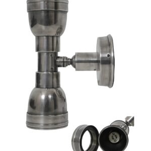 Muurspot Indigo Up en Down Antiek Zilver