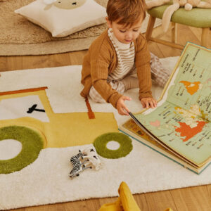 Kave Home Vloerkleed 'Pecky' 90 x 150cm