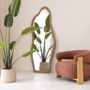 By-Boo Organische Spiegel 'Laban' Hout, 180 x 72cm