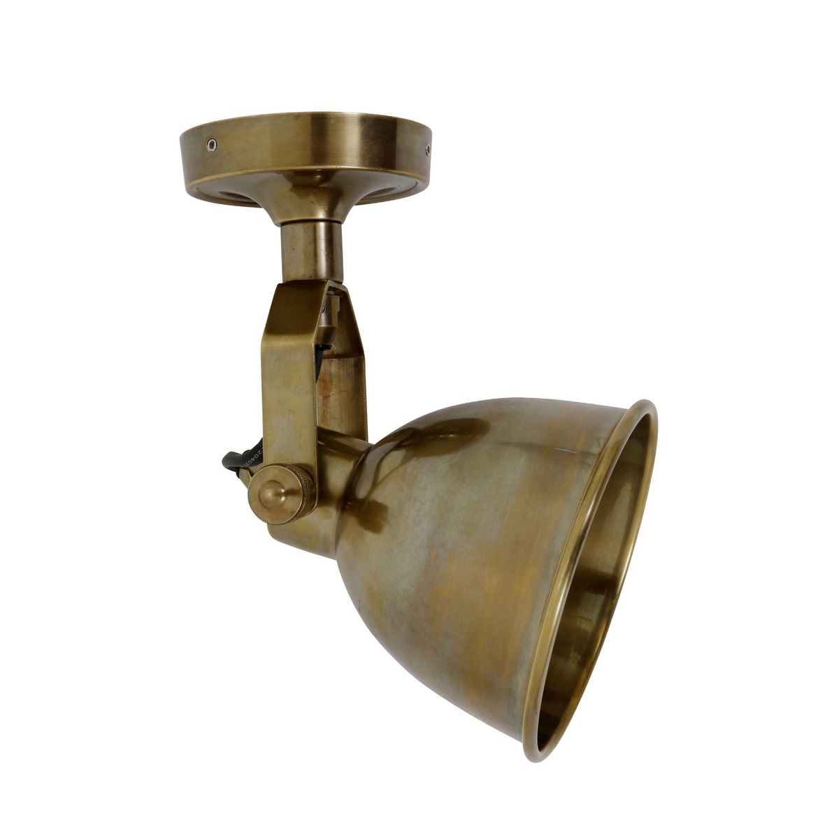 Nostaluce Maxim Antiek Messing Spot 1 Nostaluce Maxim Antiek Messing Spot