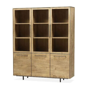 Rancho vitrinekast breed