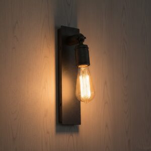 Messing Wandlamp Ritz Antiek Zwart