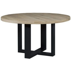 Rocks Eettafel Eiken Rond 140cm met U-poot