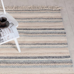 Nohr Vloerkleed 'Roxsana' Wol, 170 x 240cm, kleur Beige