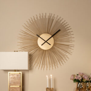 Richmond Klok 'Chasin' 90cm, kleur Goud