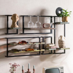 Artistiq Wandrek 'Shakim' Set van 5 stuks