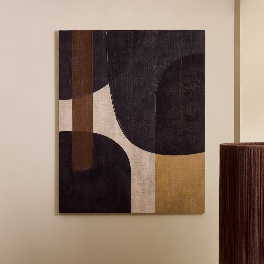 Kave Home Schilderij 'Tonol' 100 x 80cm 1 Kave Home Schilderij 'Tonol' 100 x 80cm