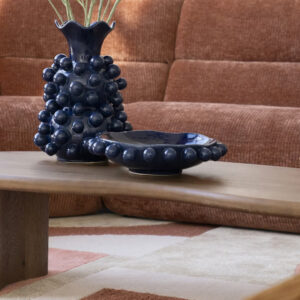 By-Boo Schaal 'Viro' 35cm, kleur Blauw