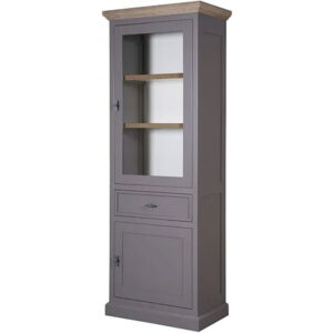 Voorthuizen Vitrinekast Links, met eiken