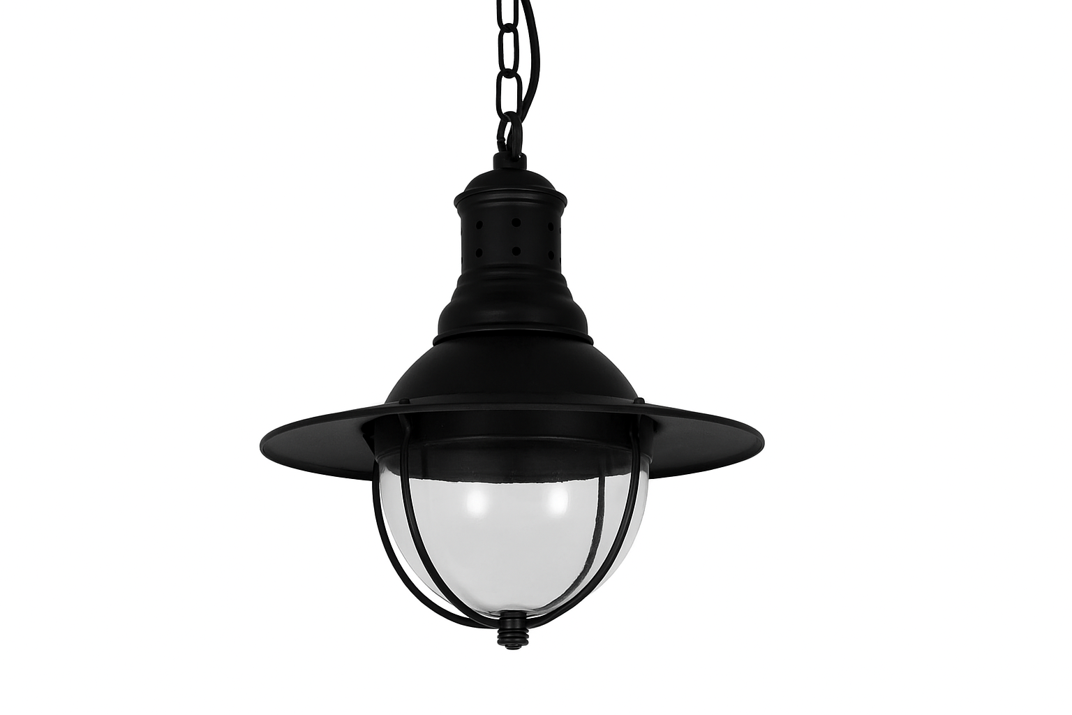 Hanglamp Wellington Antiek Zwart 1 Hanglamp Wellington Antiek Zwart