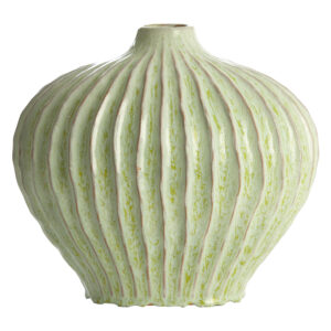 Light & Living Vaas 'Lorito' Keramiek, 30cm, kleur Mintgroen